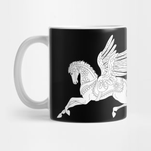 Floral Pegasus Mug